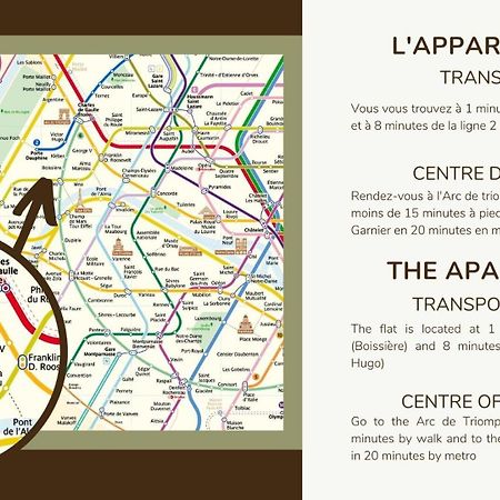 Cosy & Luxury Kleber Trocadero Arc De Triomphe Lejlighed Paris Eksteriør billede